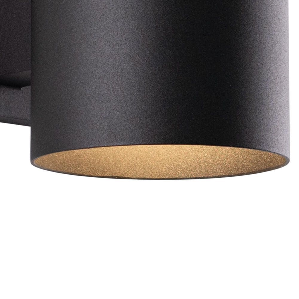 Vaxcel Chiasso 1-Light Outdoor Wall Sconce in Textured Black, , large