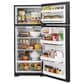 GE Appliances 17.5 Cu. Ft. Freestanding Top Freezer Refrigerator in Black, , large