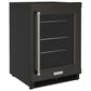 KitchenAid 24" Undercounter Refrigerator with Glass Door in Black Stainless Steel, , large