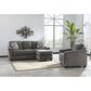 Signature Design by Ashley Brise Right Facing Sofa Chaise in Gray, , large