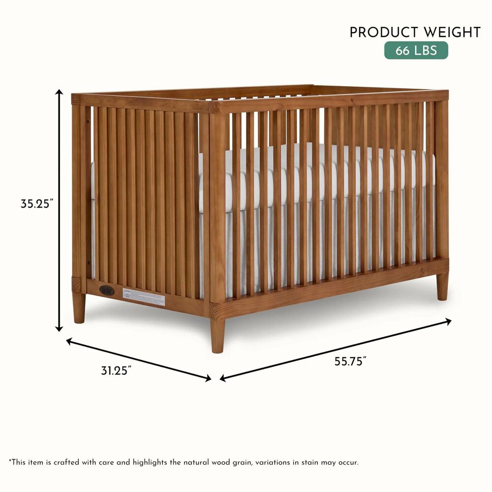 Evolur Flynn 2-Piece Island Crib and Dresser in Sedona, , large
