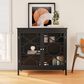 Linon Home Decor Fetti Large Cabinet in Black, , large