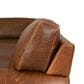 Bordeaux & Co 4-Piece Leather Sectional in Leon Maple, , large