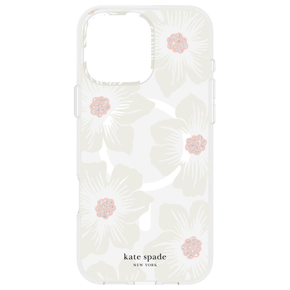 Kate Spade Protective Magsafe Case for Apple iPhone 16 Pro Max in Hollyhock Floral, , large