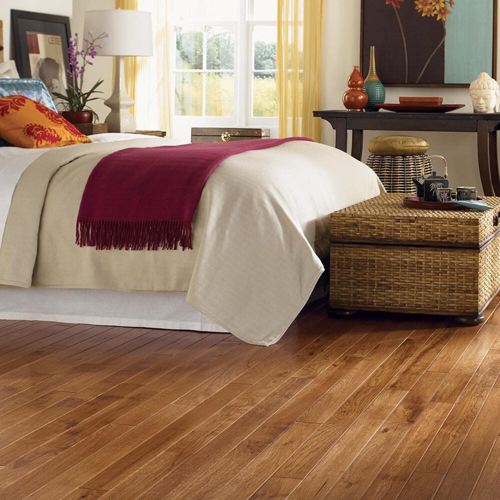 Mullican Flooring Chatelaine Saddle 4" Hickory Hardwood, , large