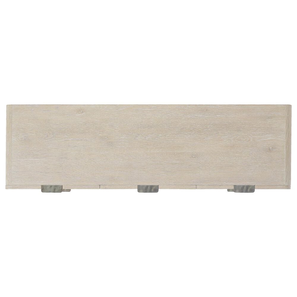 Bernhardt Antibes 5-Piece Queen Upholstered Panel Bedroom Set in Roz with USB Ports, , large