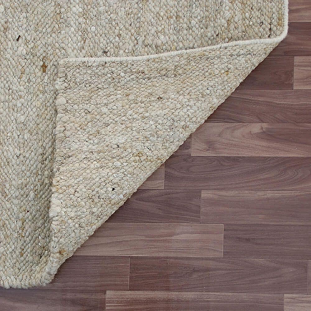 L&amp;R Resources Kingston Solid 9&#39; x 12&#39; Natural and Multicolor Area Rug, , large