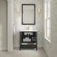 James Martin Myrrin 30" Single Bathroom Vanity in Carbon Oak with Single Hole 3 cm White Zeus Silestone Top and Rectangular Sink, , large