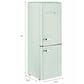 Unique Appliances Classic Retro 7 Cu. Ft. Bottom Freezer Refrigerator in Summer Mint Green, , large