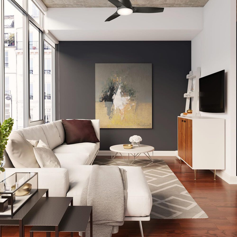 Hunter Wisp 44&quot; Ceiling Fan with LED Light in Noble Bronze, , large