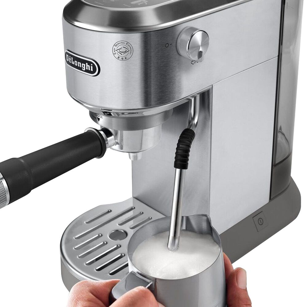 DeLonghi Dedica Duo 35 Oz Espresso Machine with Cold Brew in Metal, , large