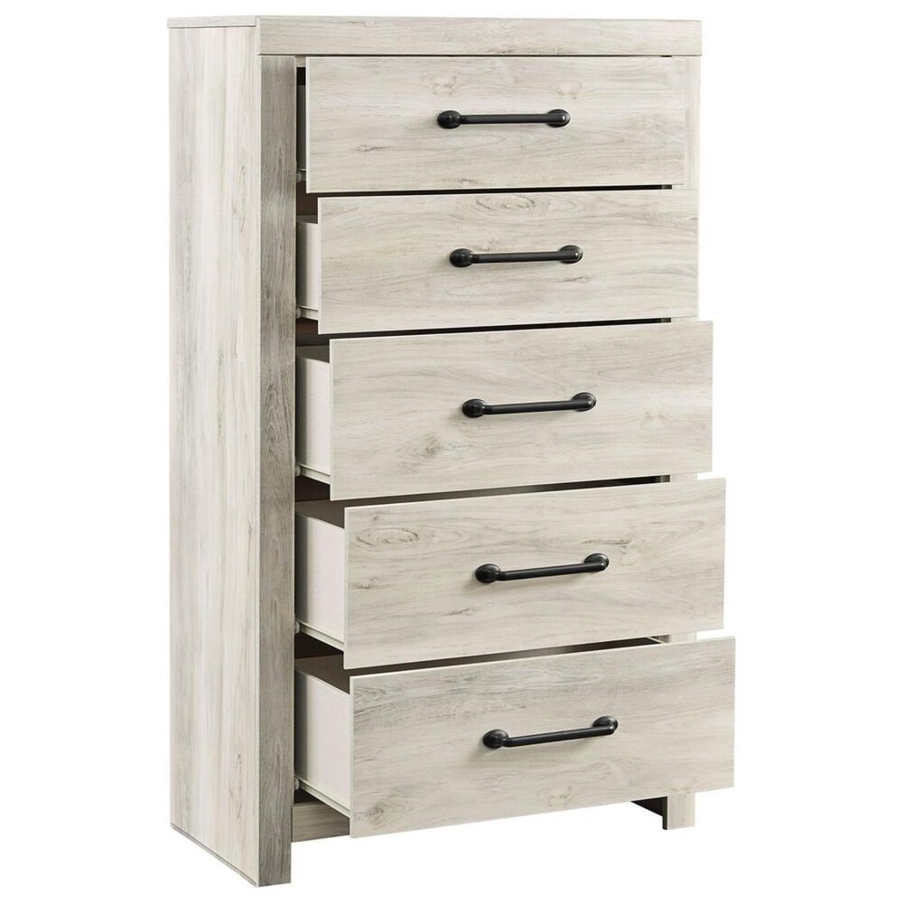 Ashley Cambeck 5 Piece Twin Single Storage Bed Set in Whitewash, , large