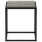 HOMLUX Cube Stackable End Table in French Oak Grey and Black, , large