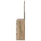Ashley Brozmont Dresser and Mirror in Natural Brown, , large