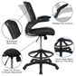 Flash Furniture Drafting Chair in Black, , large