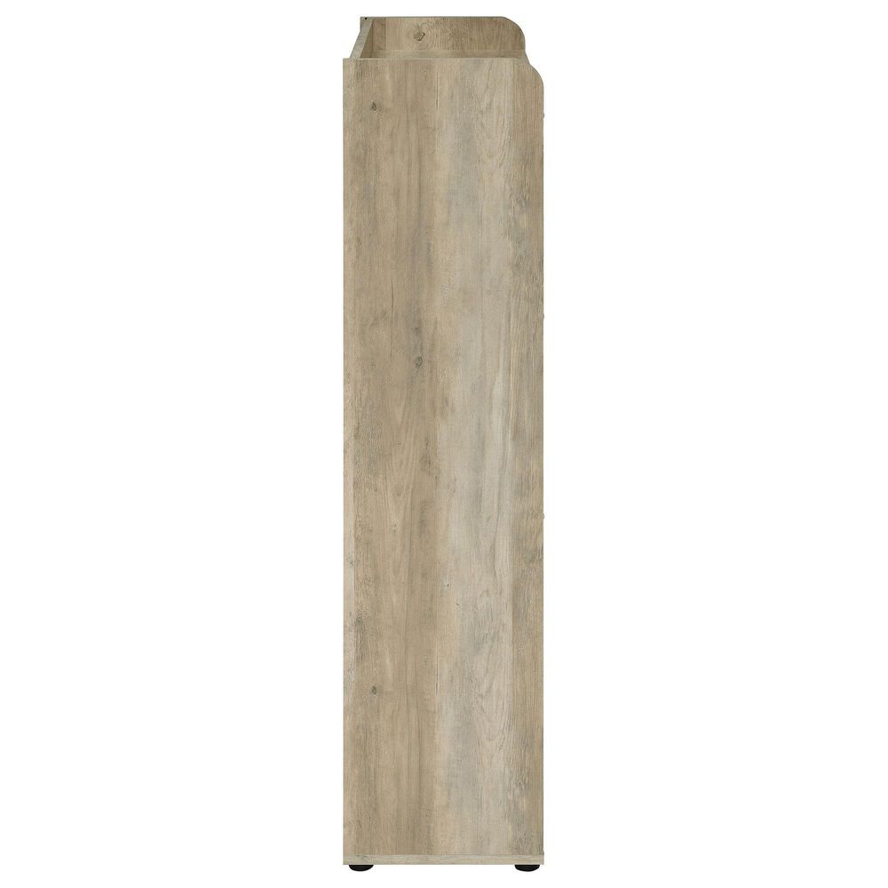 Coaster Denia 3-Tier Shoe Cabinet in Antique Pine and White, , large