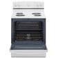 Amana 30" Freestanding Electric Range with Easy-Clean Glass Door in White, , large