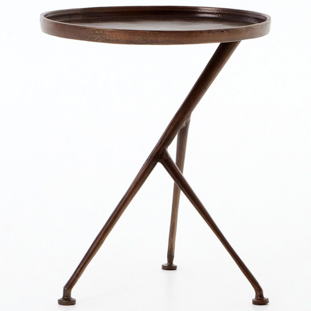 Four Hands Schmidt Accent Table in Antique Rust, , large