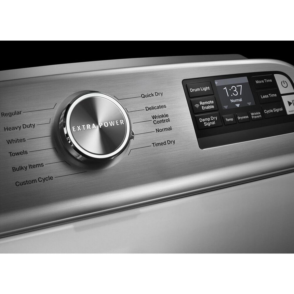 Maytag 7.4 Cu. Ft. Front Load Gas Dryer with Wifi in White, , large