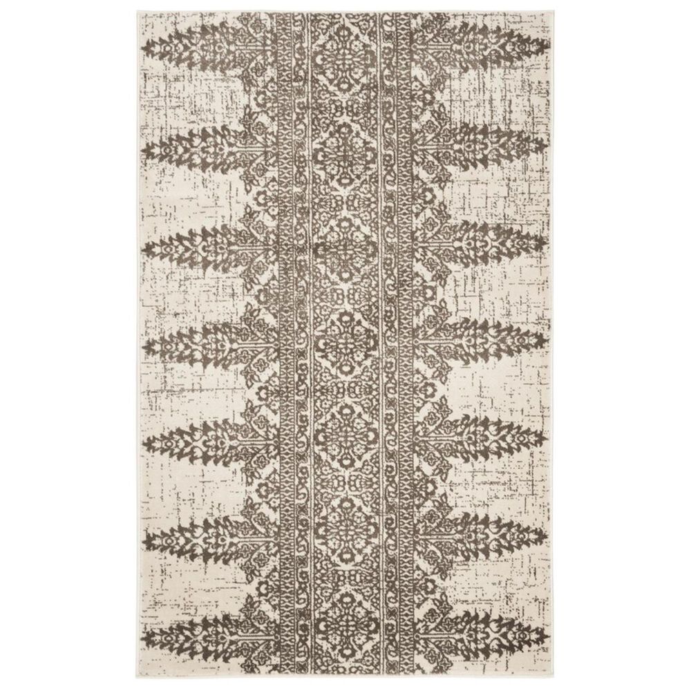 Safavieh Evoke EVK521S 3" x 5" Ivory and Silver Area Rug, , large