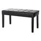 CorLiving California Panel Bench in Black, , large