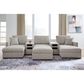 Ashley ModMax Luxe Oversized Accent Ottoman in Flint, , large