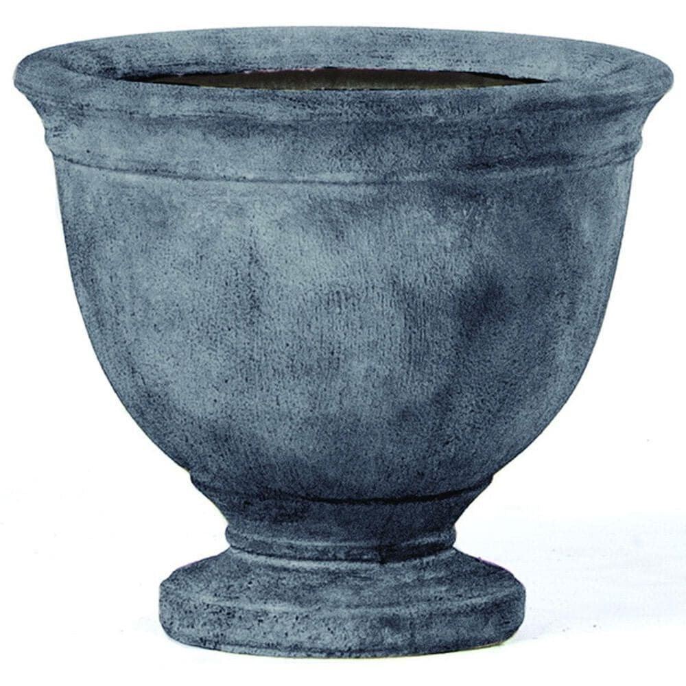 Alfresco Home Defina Small Patio Urn in Stormcloud, , large