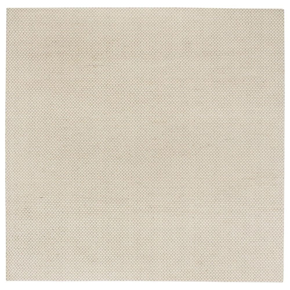 Safavieh Natura NAT801A 8" Square Ivory Area Rug, , large