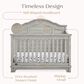 Delta Children Asher 6-In-1 Convertible Crib in Rustic Mist, , large