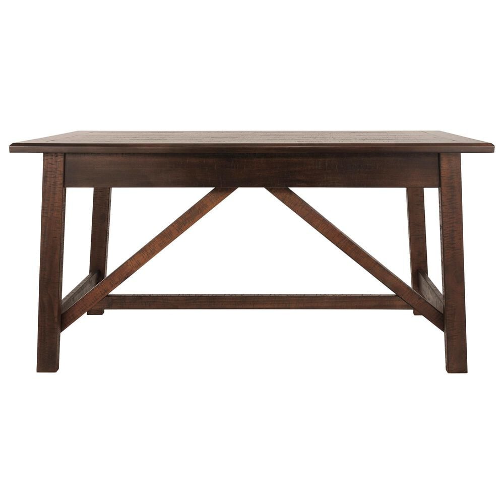 Ashley Baldridge Large Leg Desk in Rustic Brown, , large