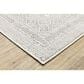 Oriental Weavers Montecito Diamond Border 2"3" x 7"6" White Runner, , large