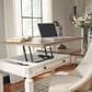 Ashley Realyn Lift Top Desk in White and Brown, , large