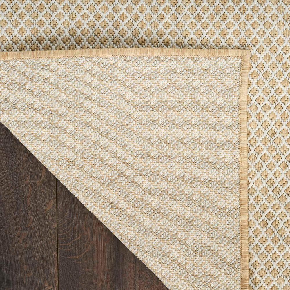 Nourison Courtyard Natural 8&#39; x 10&#39; Indoor/Outdoor Area Rug, , large