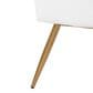 Lumisource Daniella Upholstered Bench in Gold, , large