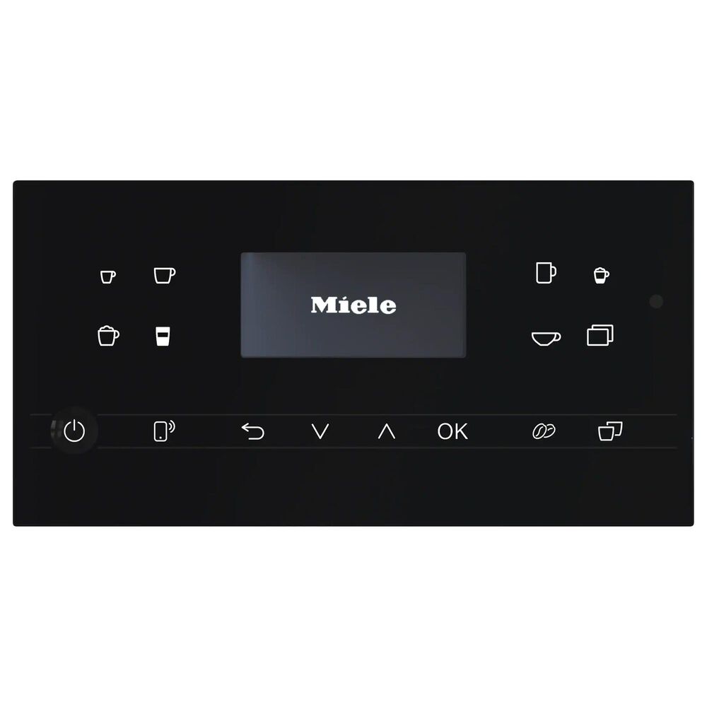 Miele MilkPerfection Clean Steel Metallic Countertop Coffee Machine in Obsidian Black, , large