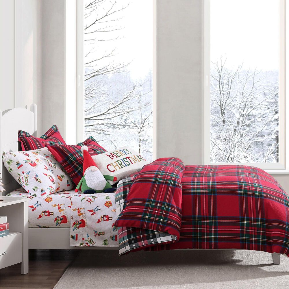 Levtex Spencer 3-Piece King Comforter Set in Red, Green, White and Blue, , large