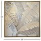 Maple and Jade 40" x 40" Square Palm Tree Metallic Layered Leaf Framed Wall Art in Brown, Black, Beige, Gray and Gold, , large