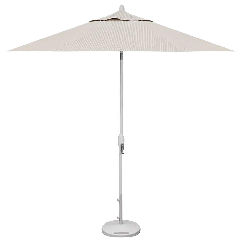 Garden Party 9" Auto Tilt Octagon Umbrella in Atlantic Beechwood, , large
