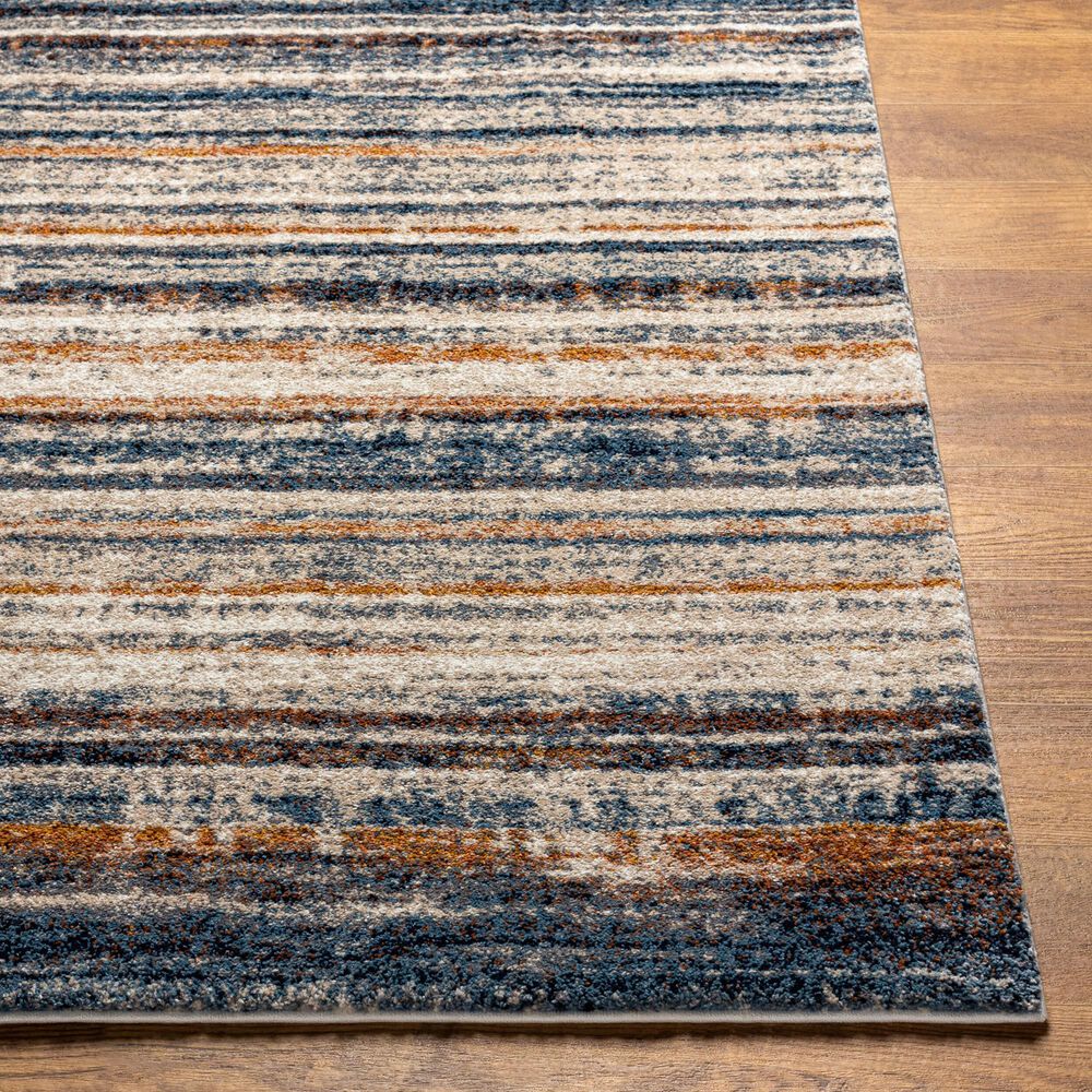 Surya Tuscany TUS-2337 Blue, Brown, Bright Yellow, Dusty Coral, Dark Blue, Light Beige, Cream and Gray 12&#39; x 15&#39; Area Rug, , large