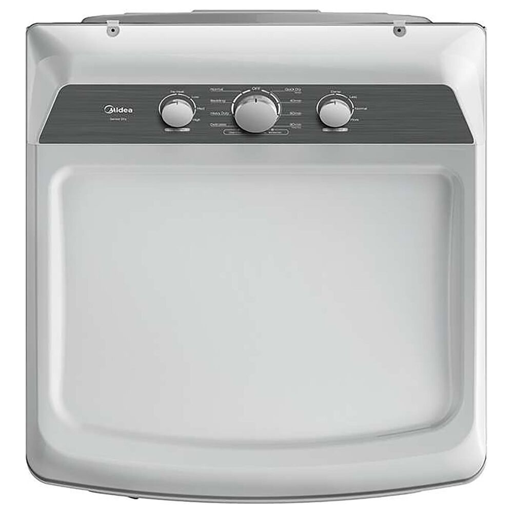 Midea 7.0 Cu. Ft. Smart Tumble Gas Dryer with Custom Cycles in White, , large