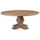 Home Trends & Design San Rafael 72" Round Dining Table in Antique Oak - Table Only, , large