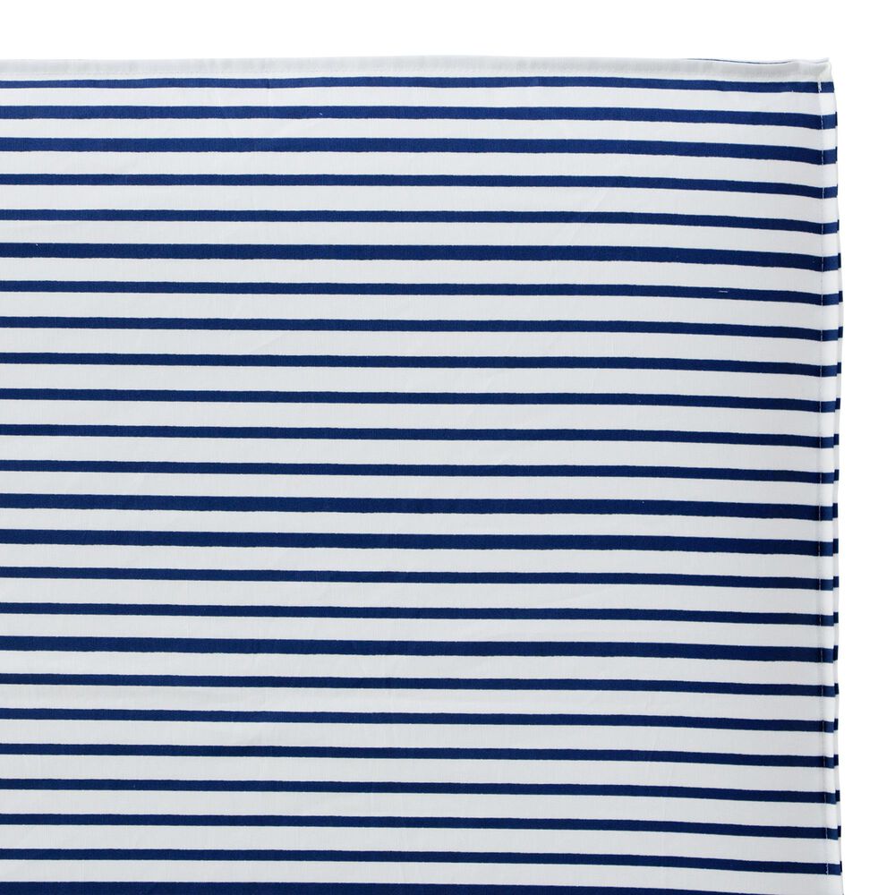 Skyline Furniture Queen Slipcover Headboard in Nautical Stripe Navy, , large