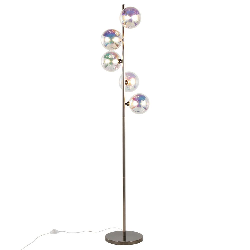 Grandview Gallery Bubbles Floor Lamp in Black Chrome, , large