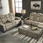 Ashley Next-Gen DuraPella Power Reclining Loveseat with Console in Sand, , large