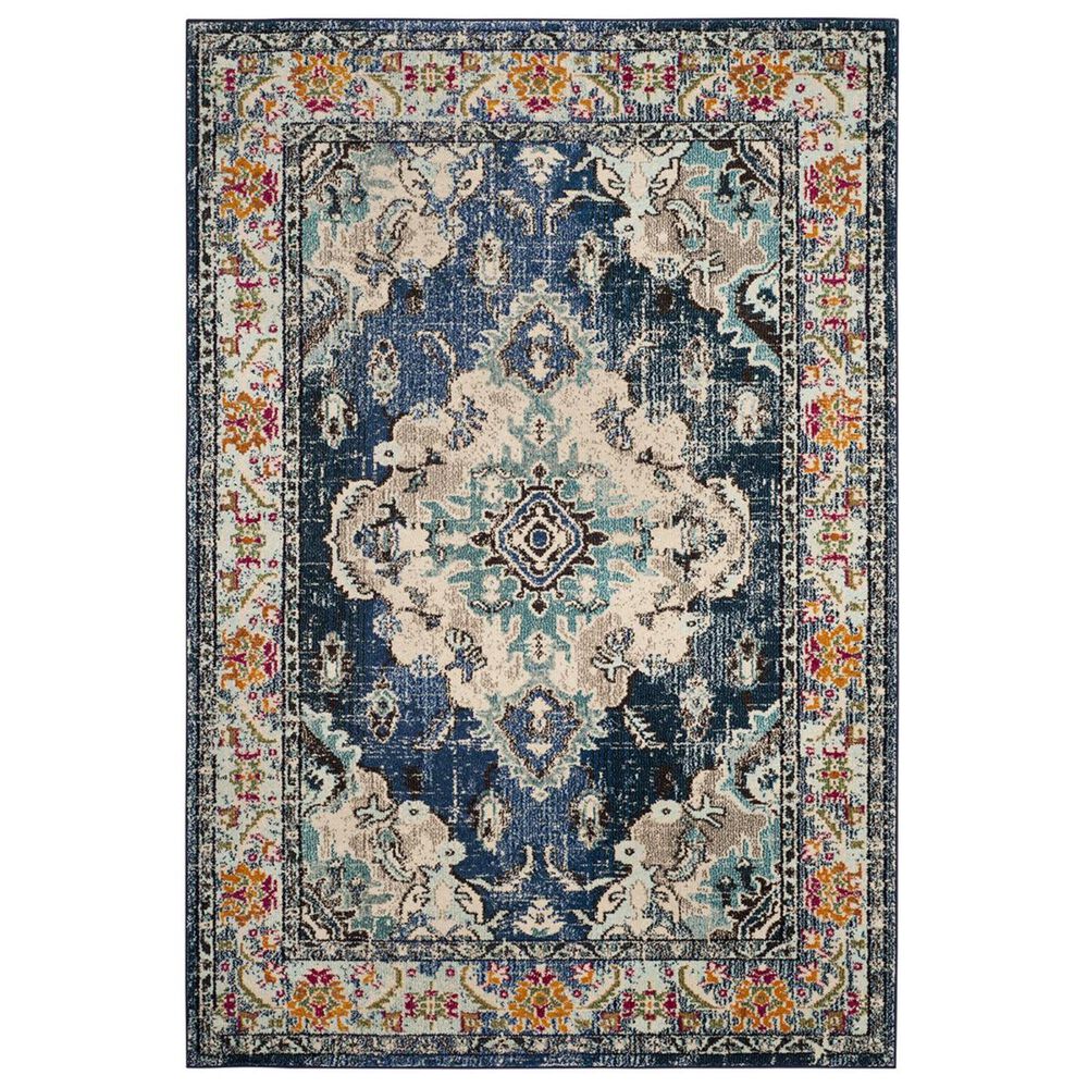 Safavieh Monaco MNC243N-10 10&#39; x 14&#39; Navy/Light Blue Area Rug, , large
