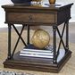 Belle Furnishings Tribeca End Table with Drawer in Cordovian Brown, , large