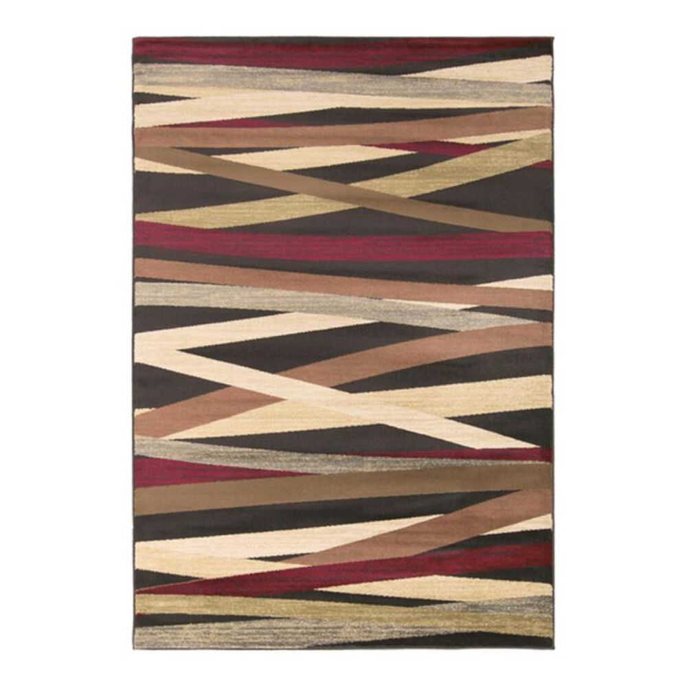 Surya Riley RLY-5057 2" x 3"3" Burgundy/Brown Scatter Rug, , large