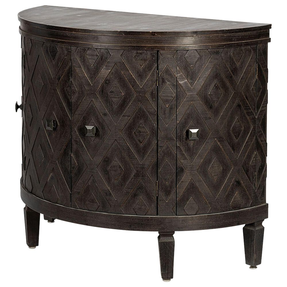 Mercana Lennon 4-Door Cabinet in Dark Brown, , large