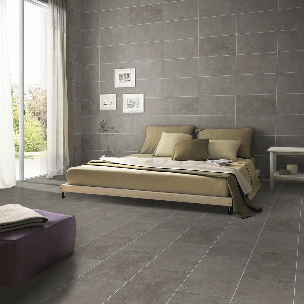 Dal-Tile Rhetoric Composition Grey 12&quot; x 24&quot; Porcelain Tile, , large