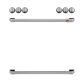 Cafe Front Control Electric Knobs and Handles in Brushed Stainless Steel, , large